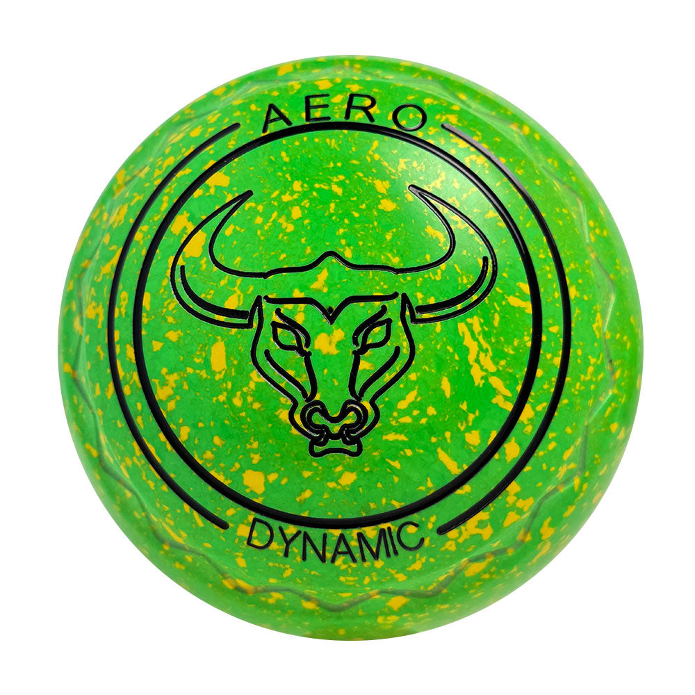 Aero Dynamic Lawn Bowls 3.5 Heavy Z-Scoop Lime - 256303