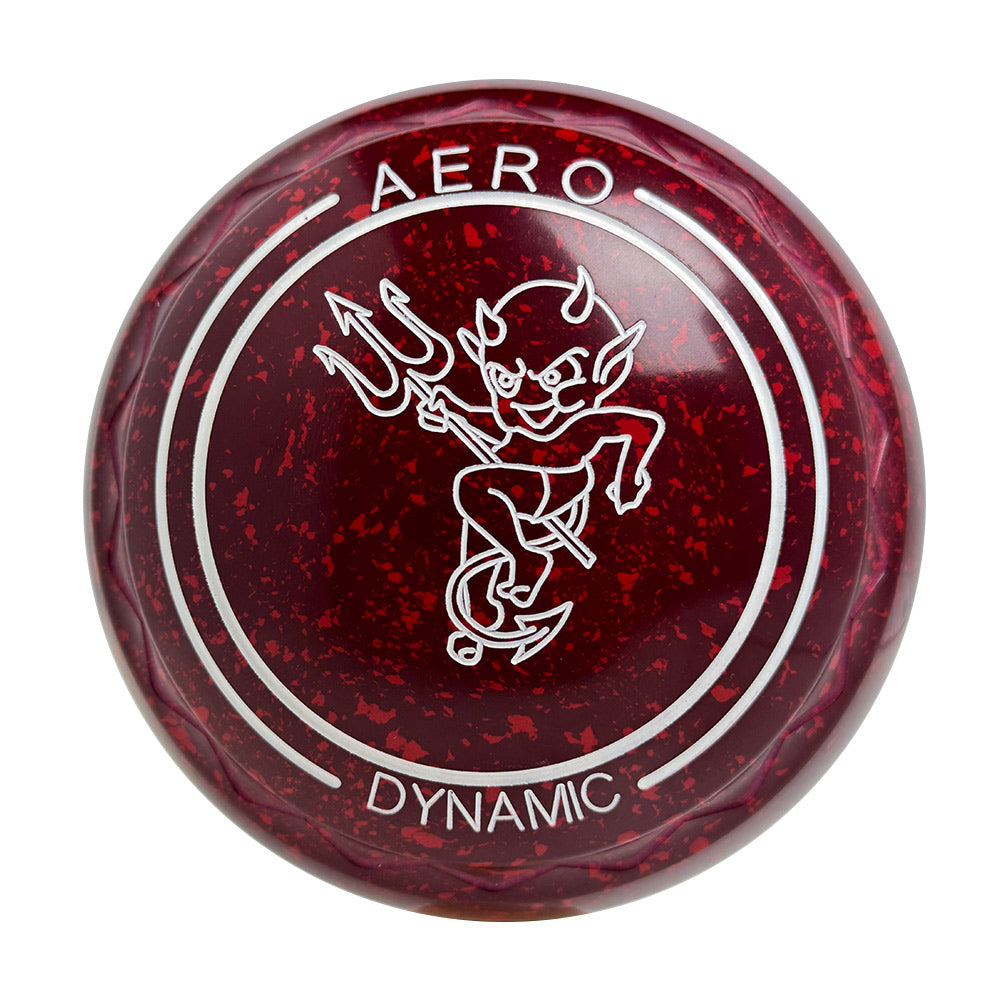 Aero Dynamic Lawn Bowls 3.5 Heavy Z-Scoop Maroon Red - 256463