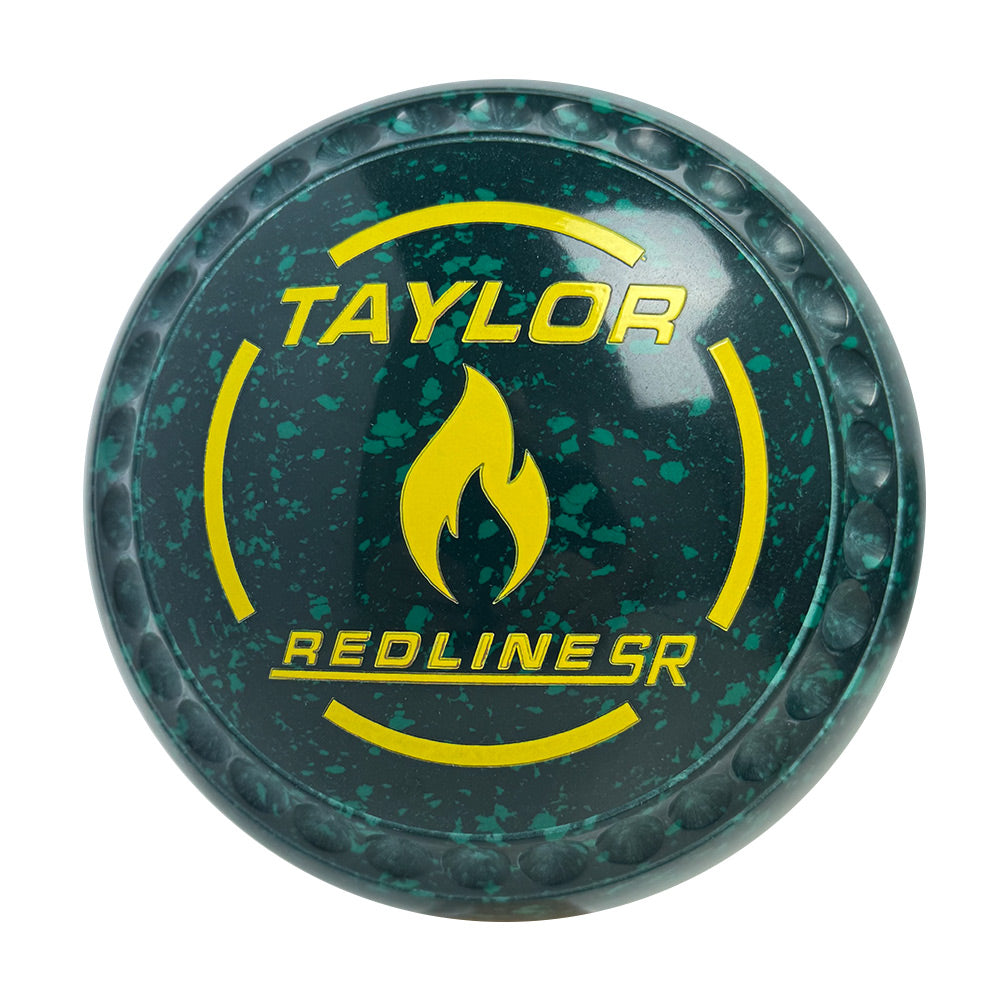 Taylor SR Lawn Bowls Size 2 Heavy Gripped Dark Green/Green - HAD2574A