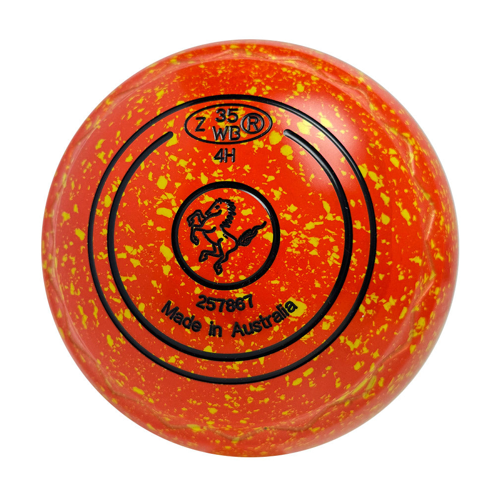Aero Dynamic Lawn Bowls 4 Heavy Z-Scoop Nectarine -257867