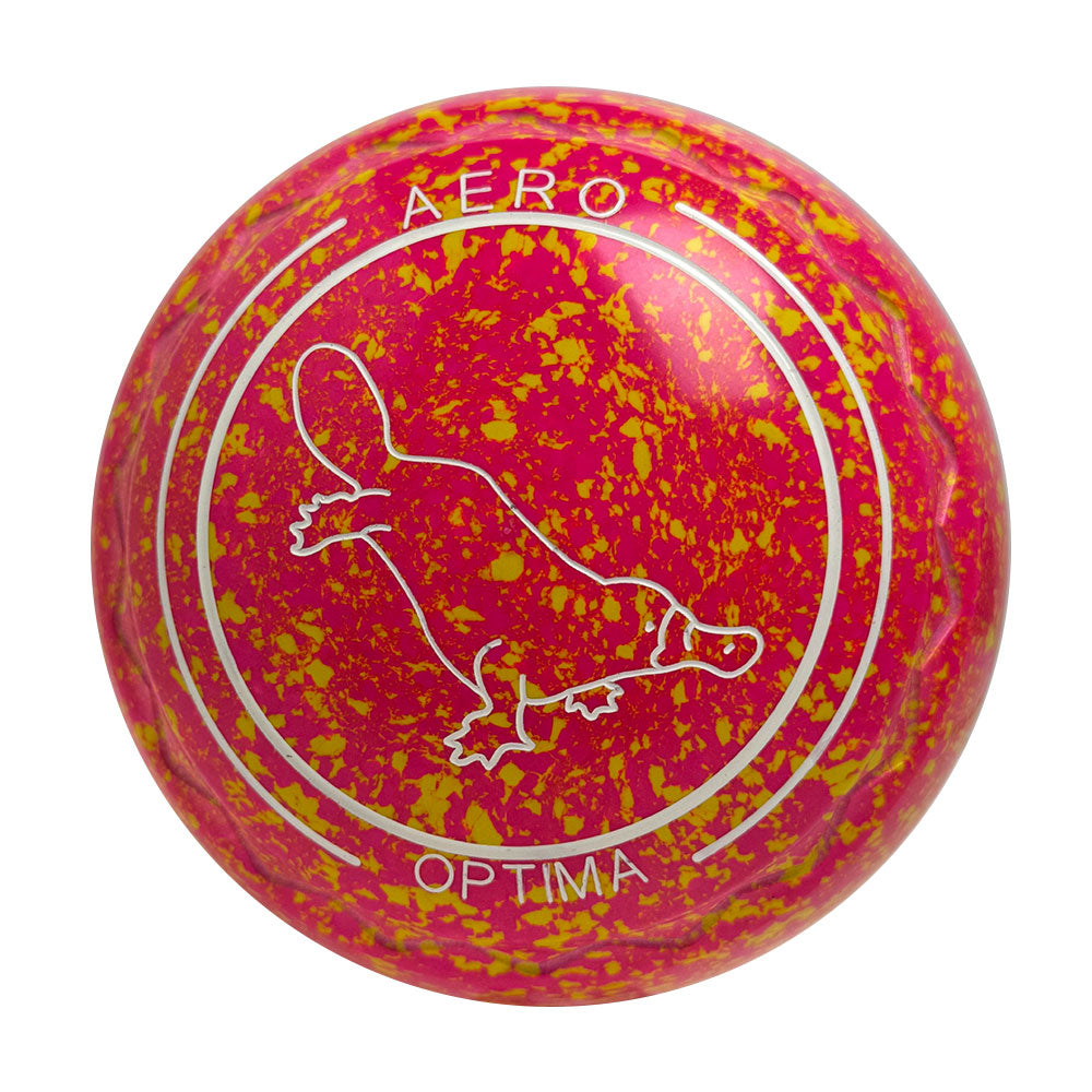 Aero Optima Lawn Bowls 2 Heavy Z-Scoop Tequila Sunrise - 257893 Aero Bowls