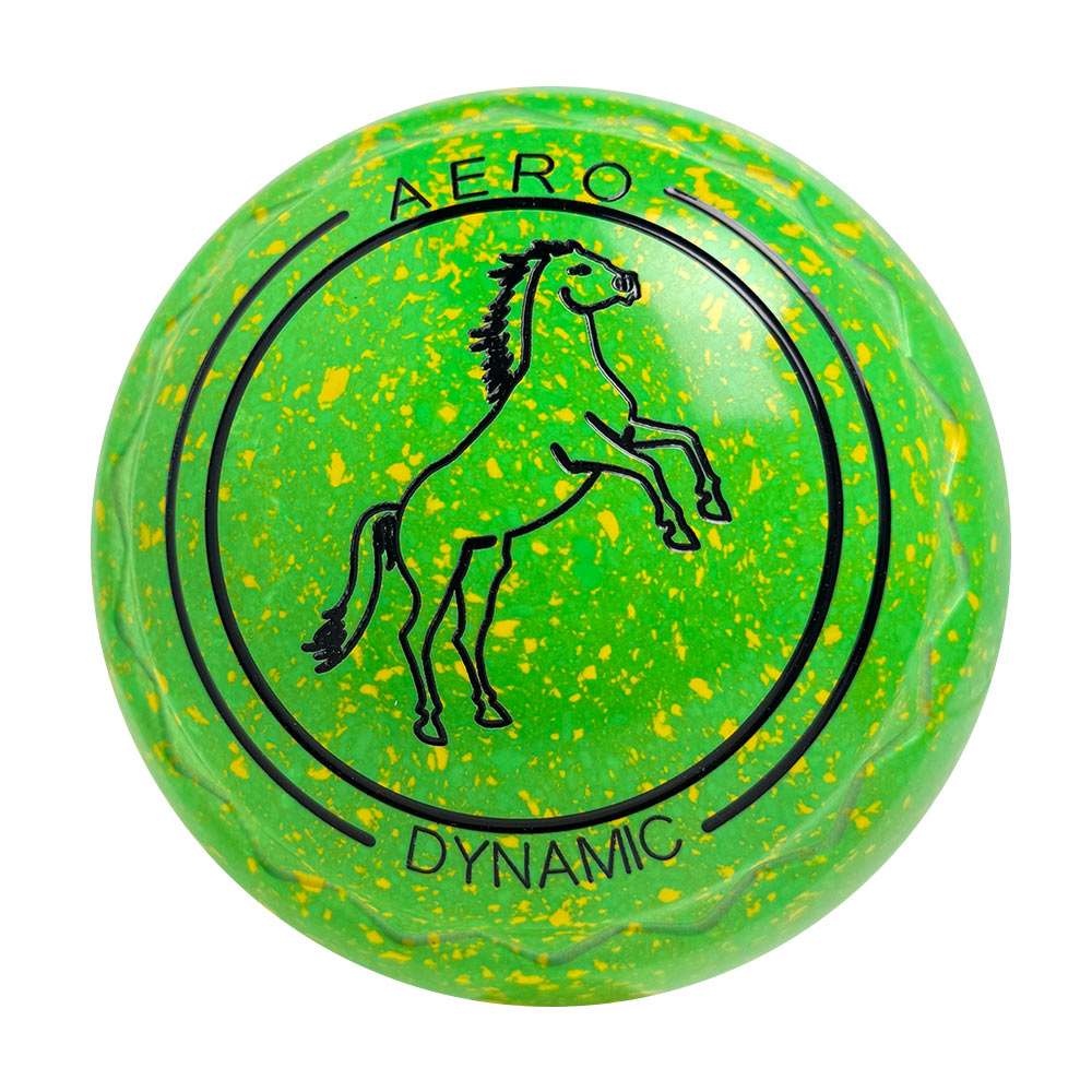 Aero Dynamic Lawn Bowls 3 Heavy Z-Scoop Lime - 258003