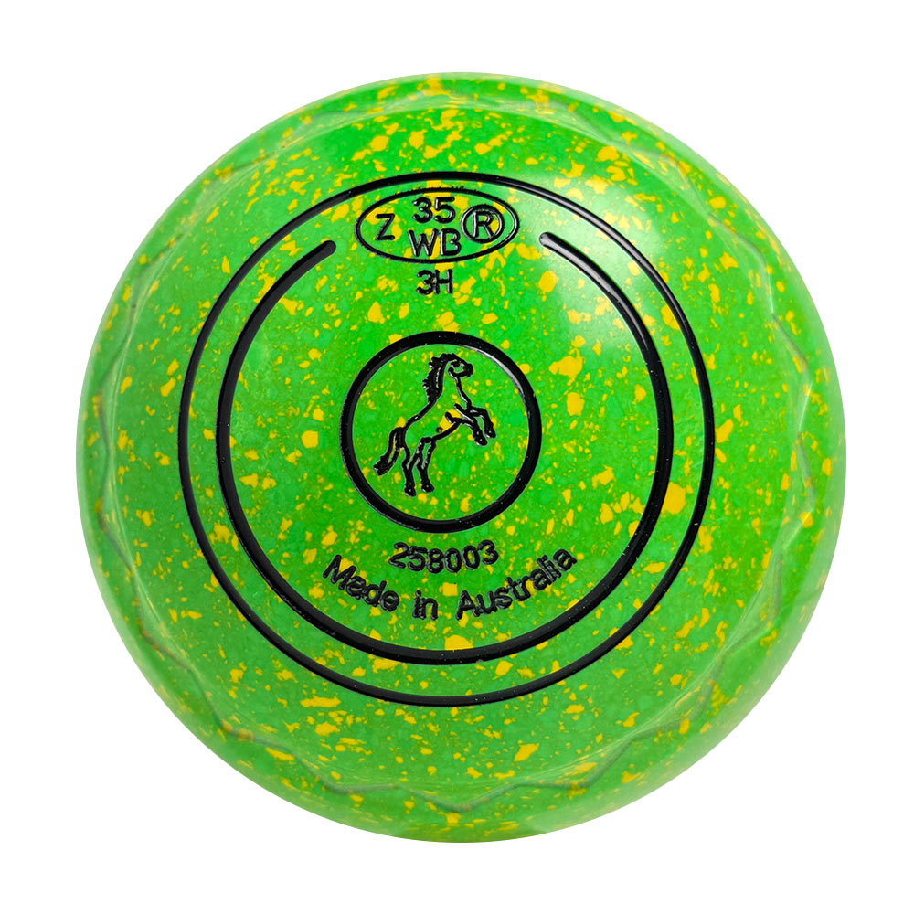 Aero Dynamic Lawn Bowls 3 Heavy Z-Scoop Lime - 258003