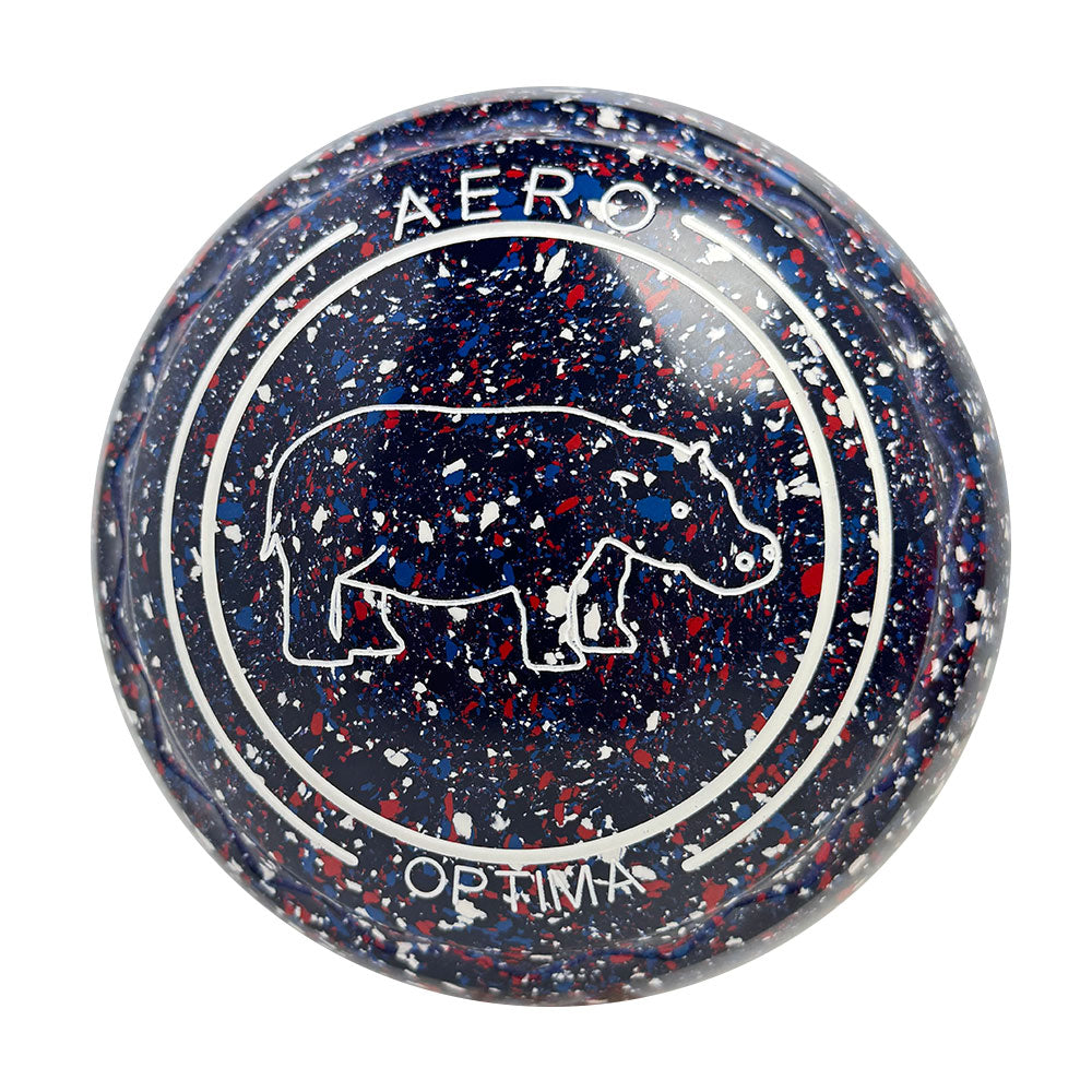 Aero Optima Lawn Bowls 4 Heavy Z-Scoop Galaxy - 258029 Aero Bowls