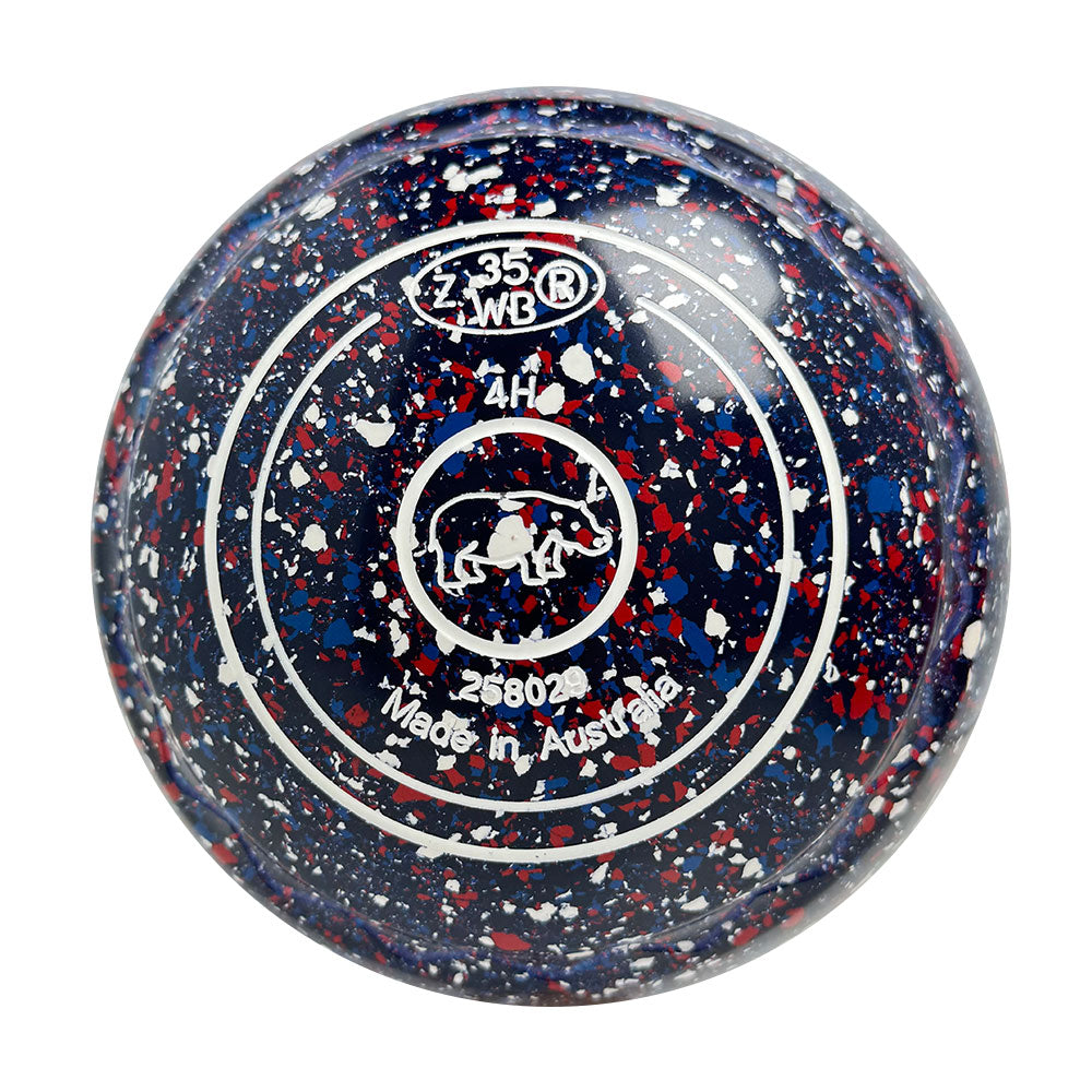 Aero Optima Lawn Bowls 4 Heavy Z-Scoop Galaxy - 258029