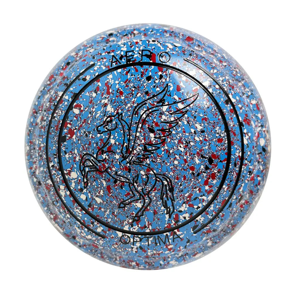 Aero Optima Lawn Bowls 2.5 Heavy Z-Scoop Cornflower - 258059 Aero Bowls