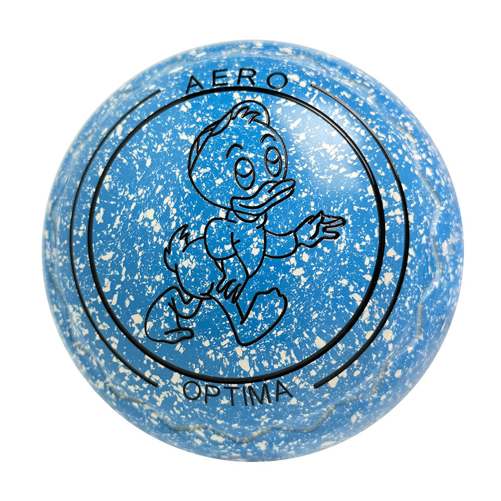 Aero Optima Lawn Bowls 2 Heavy Z-Scoop Azure - 258523 Aero Bowls
