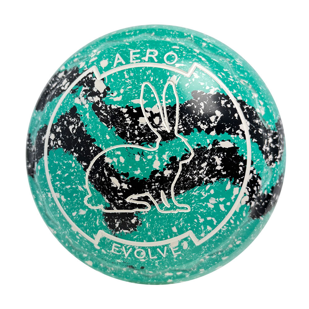 Aero Evolve Lawn Bowls 2.5 Heavy Z-Scoop - Tiffany Swirl - 258741 Aero Bowls