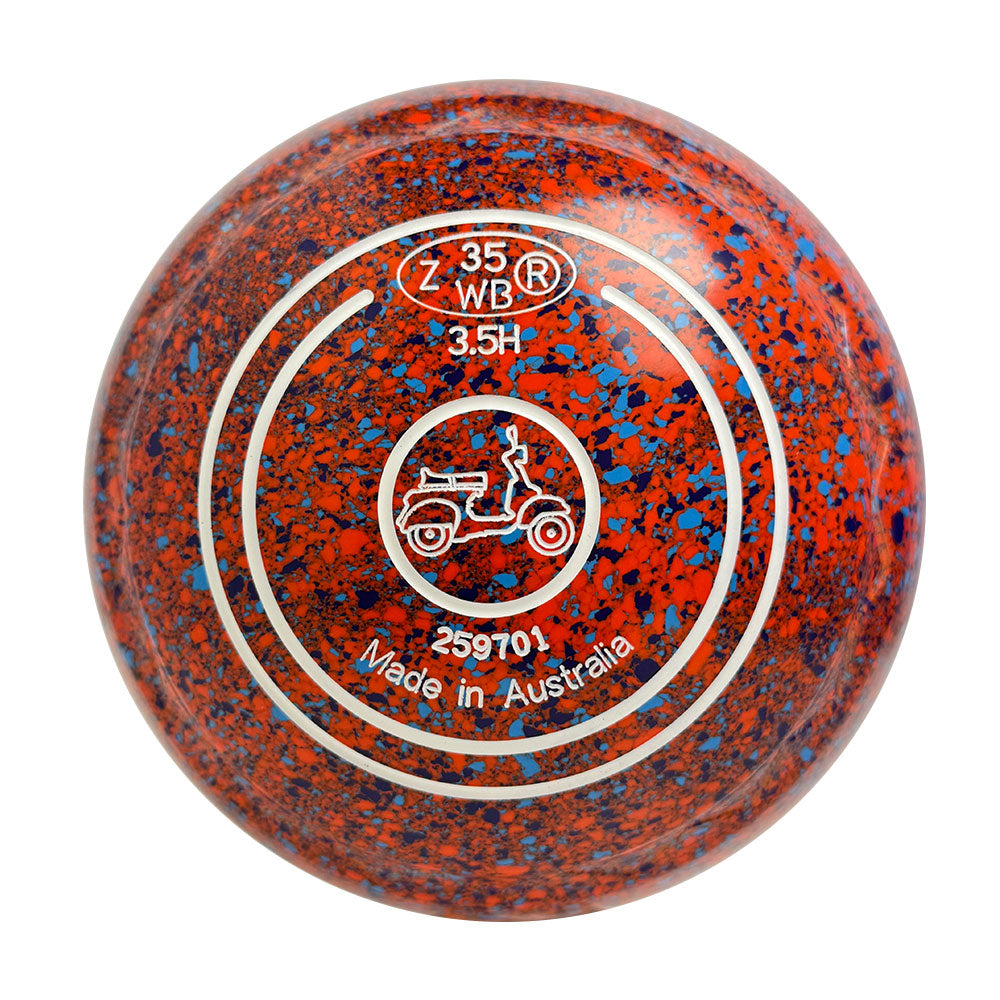 Aero Dynamic Lawn Bowls 3.5 Heavy Z-Scoop Mars - 259701 Aero Bowls