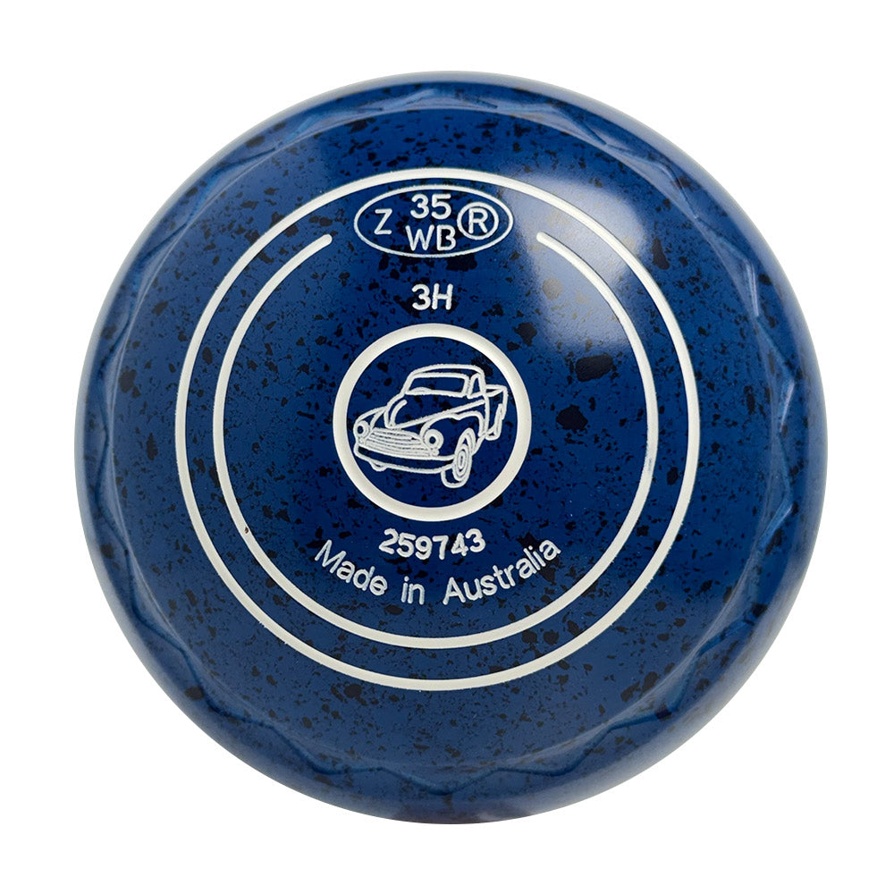 Aero Optima Lawn Bowls 3 Heavy Z-Scoop Ocean - 259743