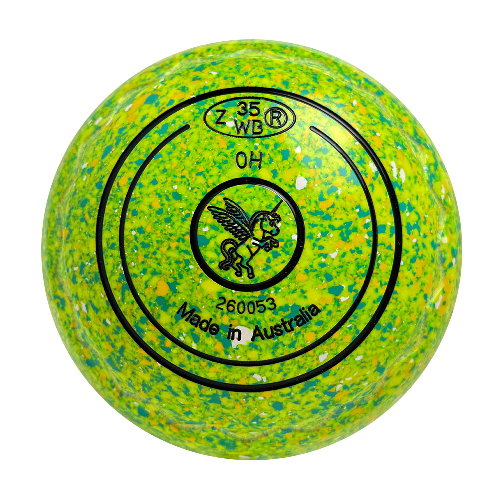 Aero Optima Lawn Bowls 0 Heavy Z-Scoop Citrus - 260053