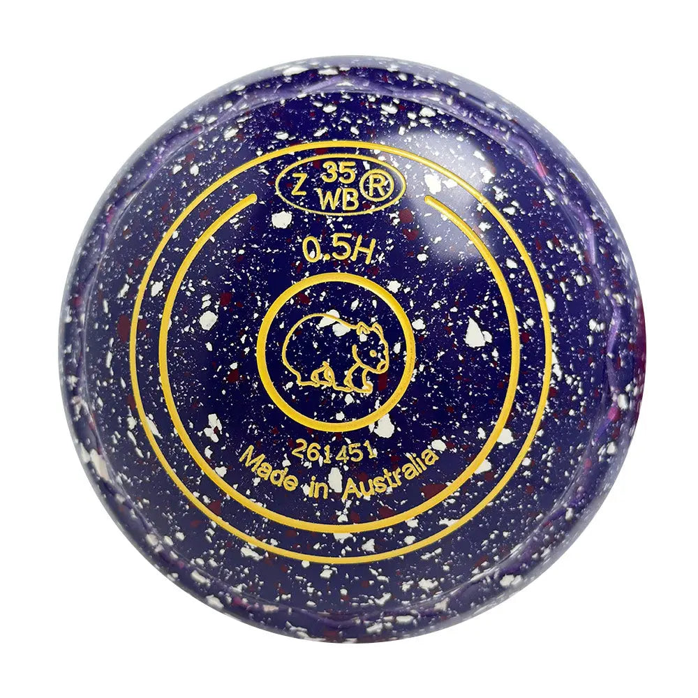 Aero Optima Lawn Bowls 0.5 Heavy Z-Scoop Purple Haze - 261451