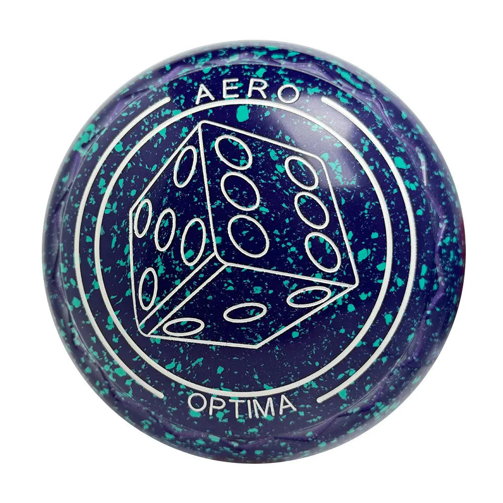 Aero Optima Lawn Bowls 2.5 Heavy Z-Scoop Grape - 261463