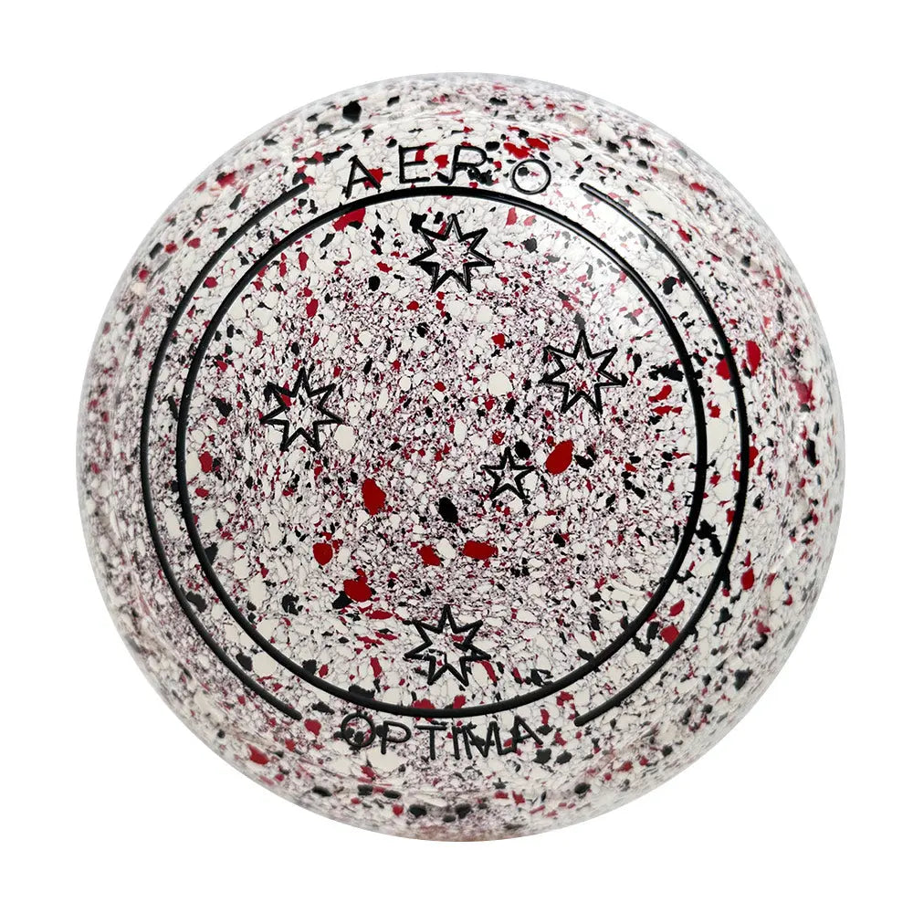 Aero Optima Lawn Bowls 3 Heavy Z-Scoop Snow - 261465