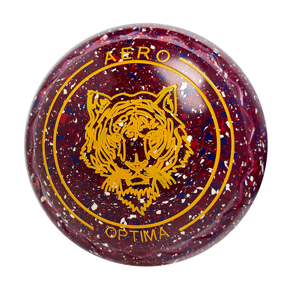 Aero Optima Lawn Bowls 3 Heavy Z-Scoop Lava - 261581