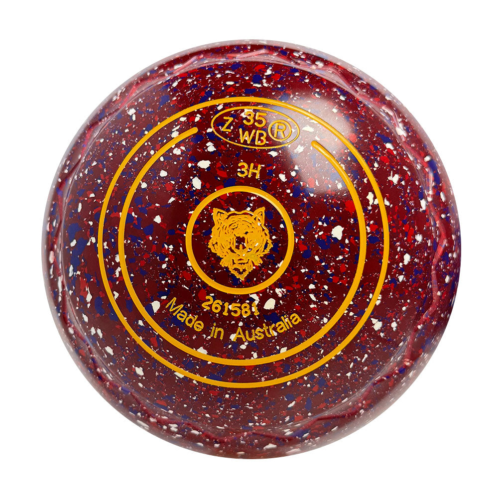 Aero Optima Lawn Bowls 3 Heavy Z-Scoop Lava - 261581