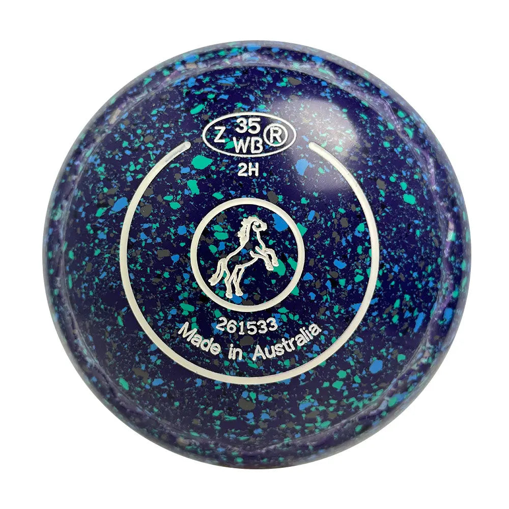 Aero Evolve Lawn Bowls 2 Heavy Z-Scoop Purple Sky - 261533 Aero Bowls