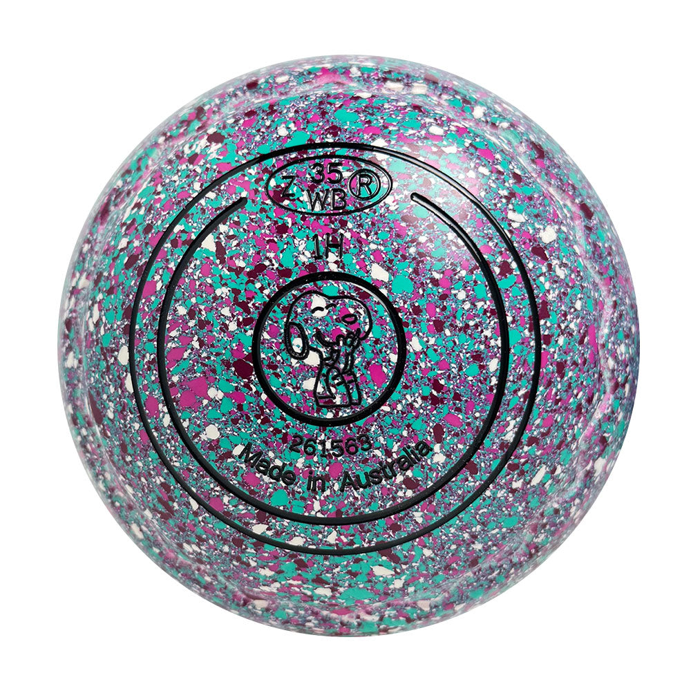 Aero Optima Lawn Bowls 1 Heavy Z-Scoop Confetti - 261563
