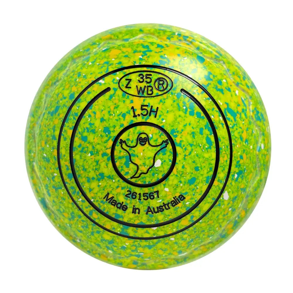 Aero Optima Lawn Bowls 1.5 Heavy Z-Scoop Citrus - 261567