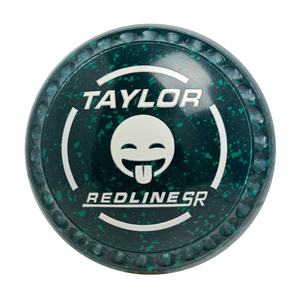 Taylor Redline SR Lawn Bowls Size 4 Heavy Gripped Dark Green/Green HAE2914A
