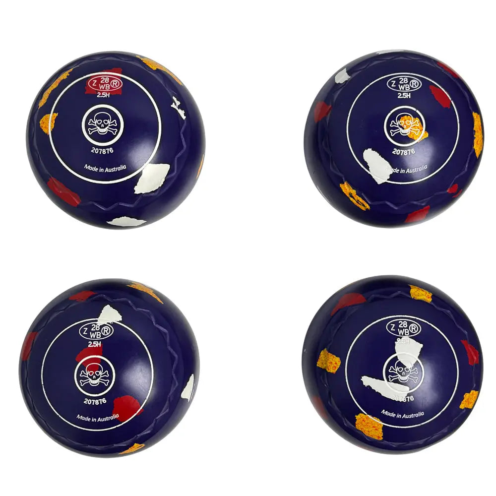 Aero (Pre-Owned) Dynamic Lawn Bowls 2.5 Heavy Z-Scoop Picasso- 207876 - Bowls City