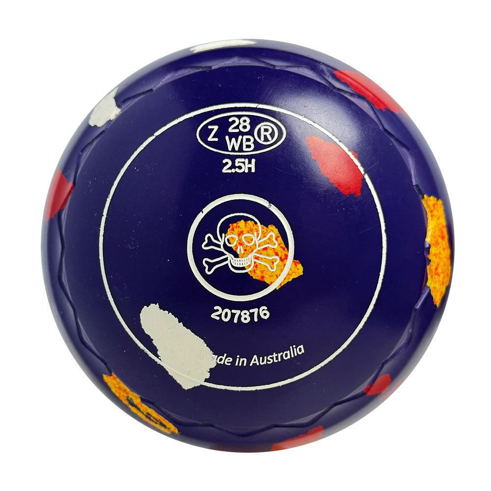 Aero (Pre-Owned) Dynamic Lawn Bowls 2.5 Heavy Z-Scoop Picasso- 207876