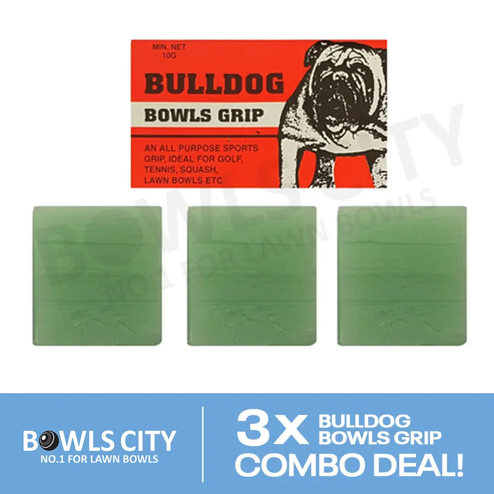 Bulldog Bowls Sports Grip - Keep in Pocket - 3 Pack Deal - Bowls City