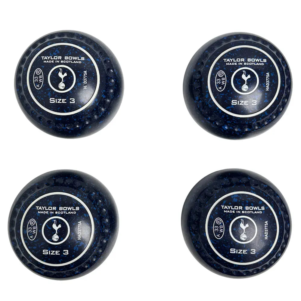 Taylor (Pre-Owned) GTR Lawn Bowls Size 3 Heavy Gripped - Blue Speckle HAD3775A - Bowls City