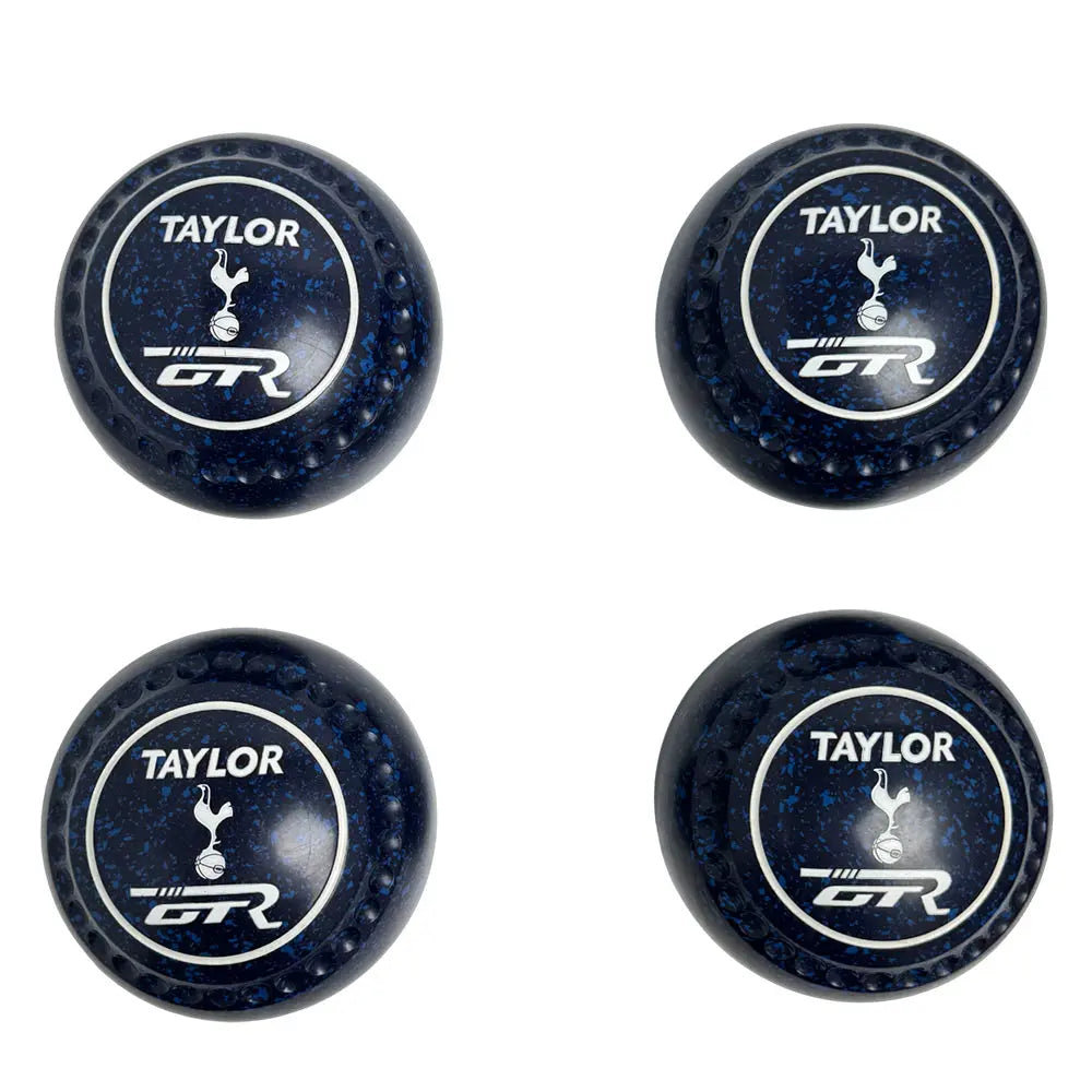Taylor (Pre-Owned) GTR Lawn Bowls Size 3 Heavy Gripped - Blue Speckle HAD3775A - Bowls City