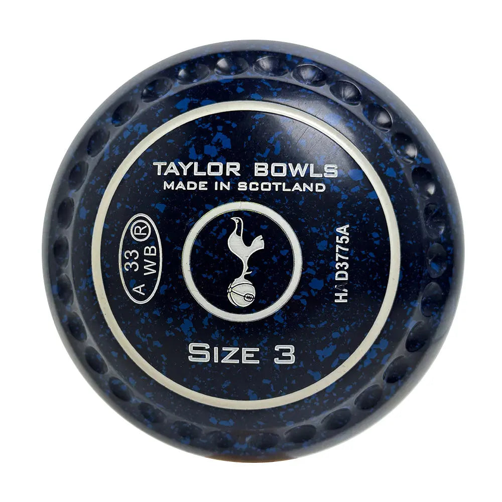 Taylor (Pre-Owned) GTR Lawn Bowls Size 3 Heavy Gripped - Blue Speckle HAD3775A - Bowls City
