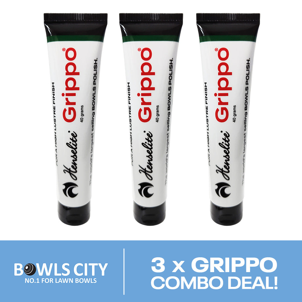 Henselite Grippo Tube Lawn Bowls Polish - 3 Pack Deal