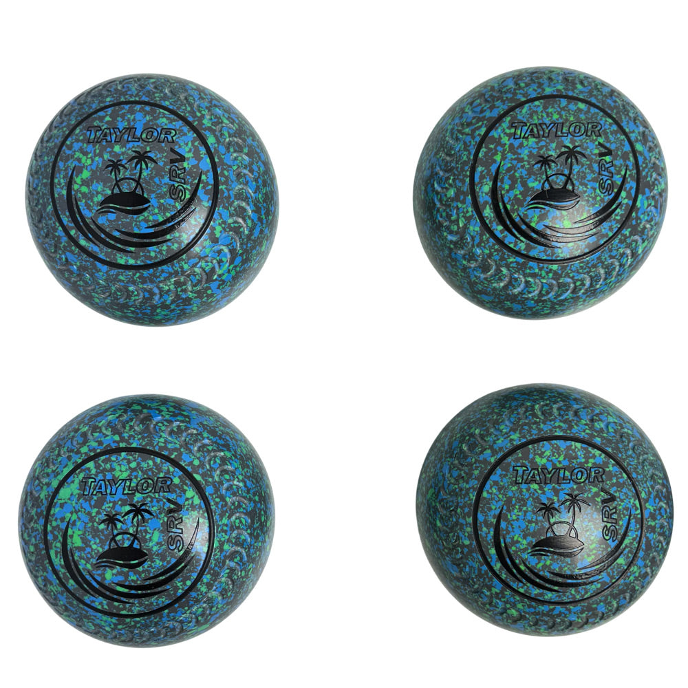 Taylor (Pre-Owned) SRV Lawn Bowls 3 Heavy Gripped Grey/Blue - HYL504014A
