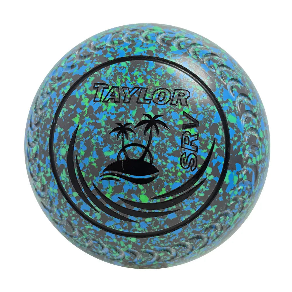 Taylor (Pre-Owned) SRV Lawn Bowls 3 Heavy Gripped Grey/Blue - HYL504014A - Bowls City