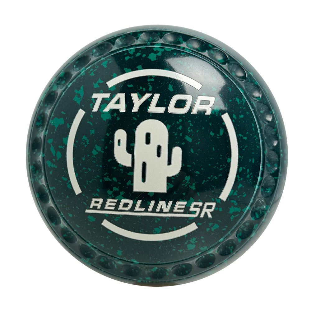 Taylor SRV Lawn Bowls Size 4 Heavy Gripped Dark Green/Green HAD4107A