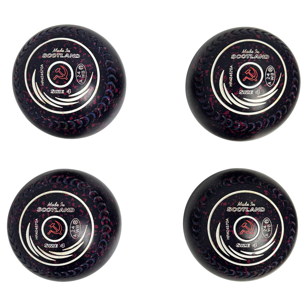 Taylor (Pre-Owned) SRV Lawn Bowls 4 Heavy Gripped Dark Blue/Magenta - HR424570A