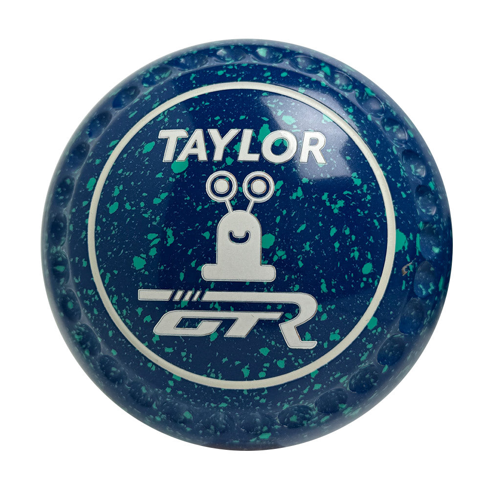 Taylor GTR Lawn Bowls Size 1 Heavy Gripped Blue/Mint - HAD5093A