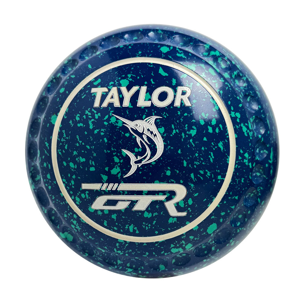Taylor GTR Lawn Bowls Size 4 Heavy Gripped Blue/Mint HAD5920A