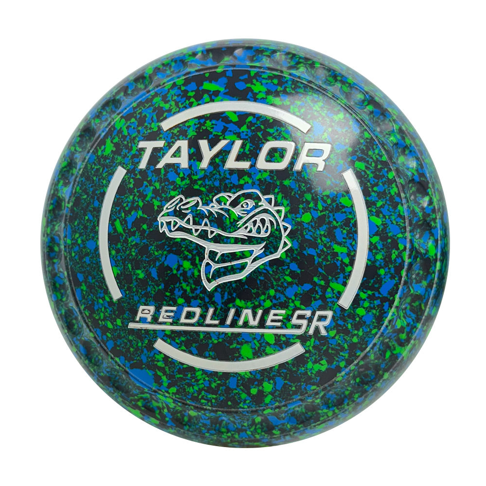 Taylor SR Lawn Bowls Size 3 Heavy Grey/Blue/Lime- HAD6513A