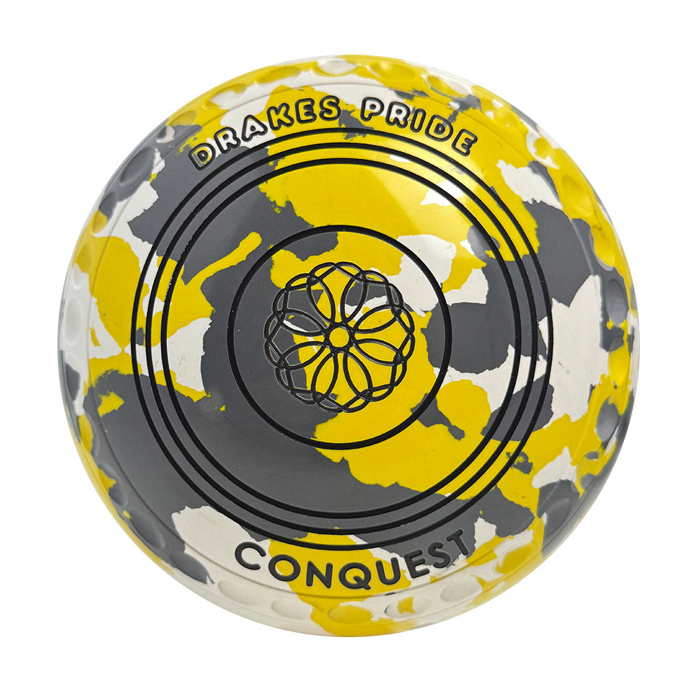 Drakes Pride Conquest Lawn Bowls Size 2 Heavy Gripped - Camo Solaris - 7602-44841