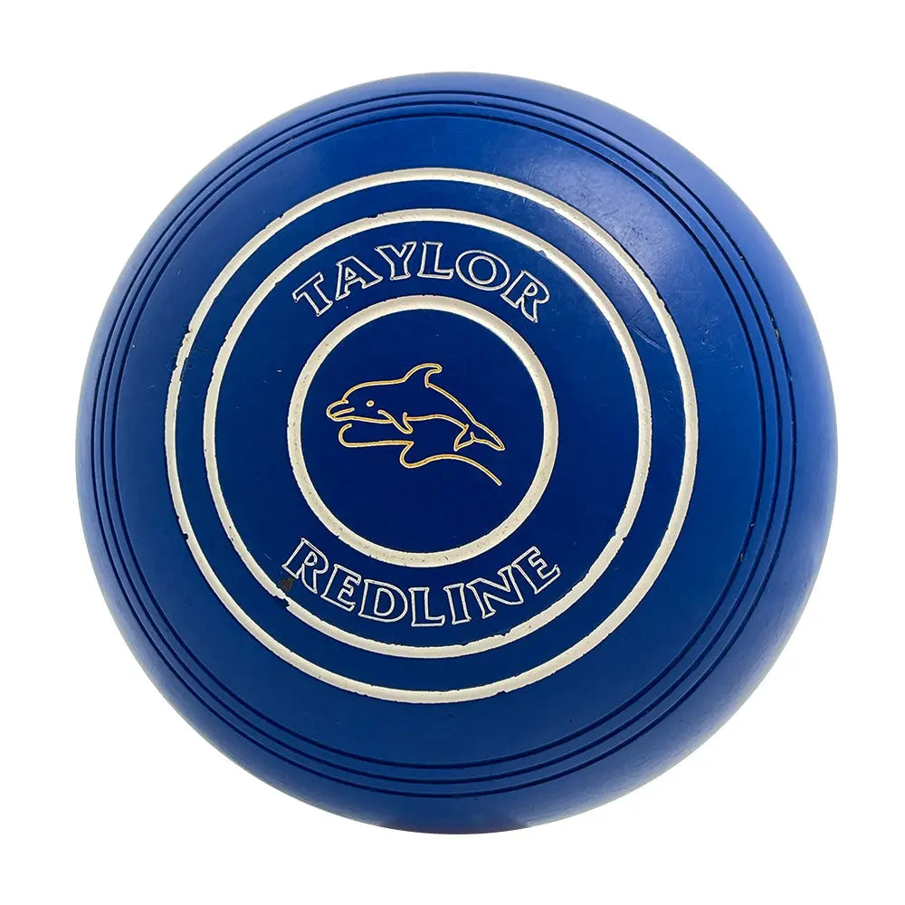 Taylor (Pre-Owned) Redline  Lawn Bowls Size 4 Heavy Non-Gripped - Blue Taylor