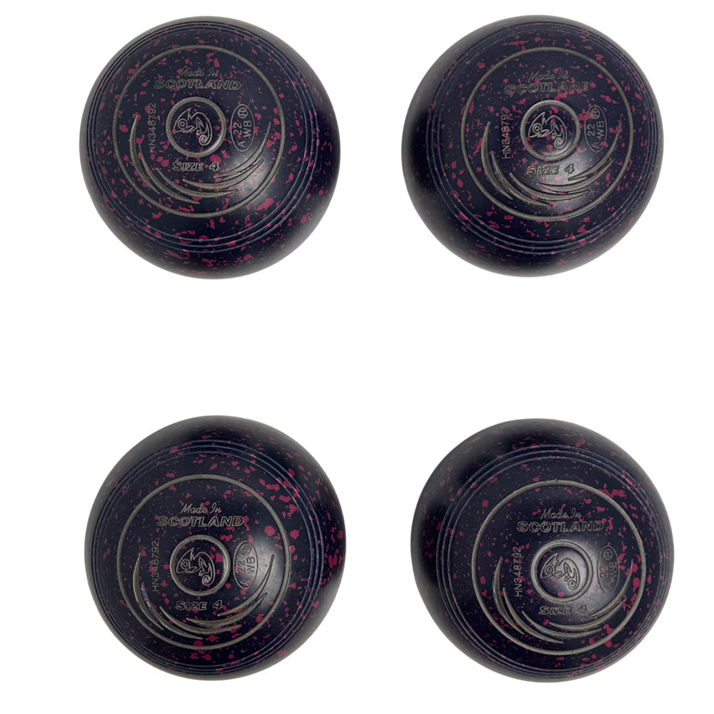Taylor (Pre-Owned) SRV Lawn Bowls 4 Heavy Non-Gripped Dark Blue/Magenta - HN348792