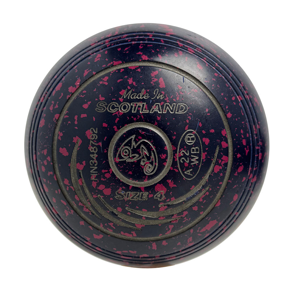 Taylor (Pre-Owned) SRV Lawn Bowls 4 Heavy Non-Gripped Dark Blue/Magenta - HN348792