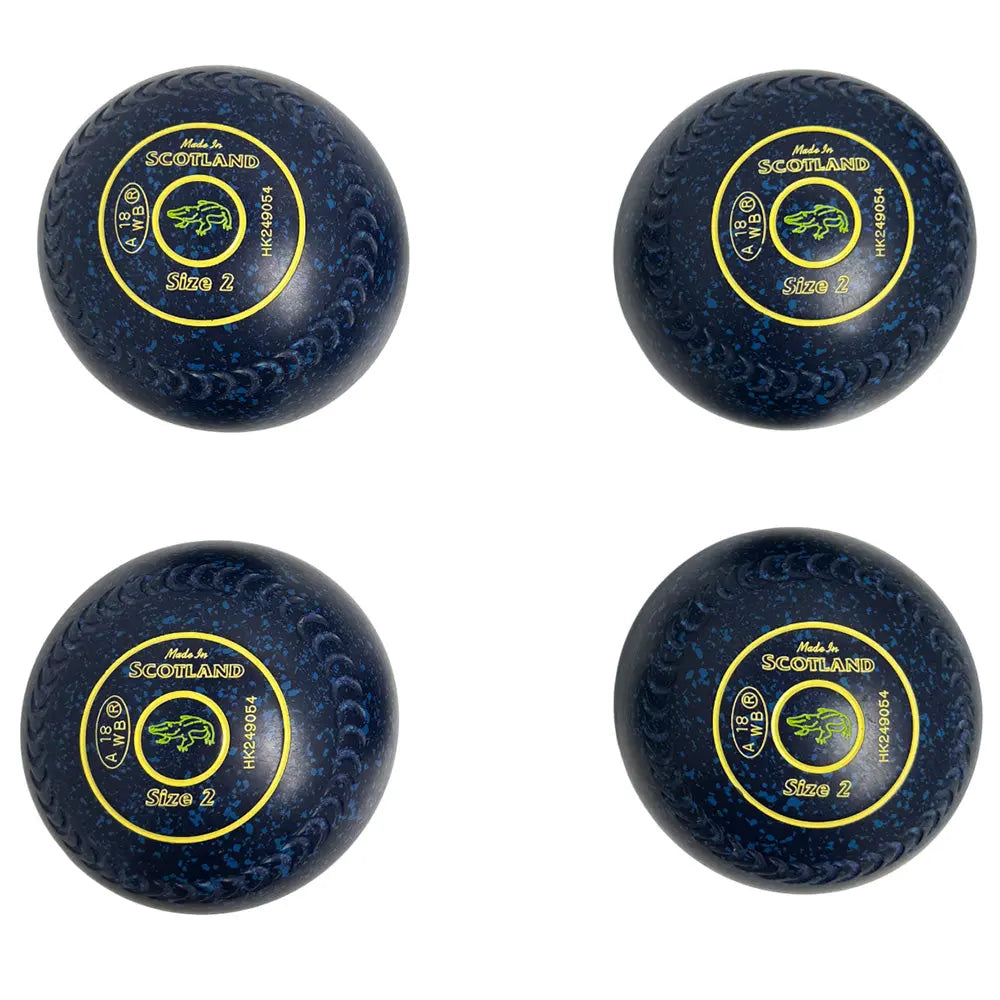 Taylor (Pre-Owned) Redline SR Lawn Bowls Size 2 Heavy Gripped - Blue Speckle HK249054 Taylor