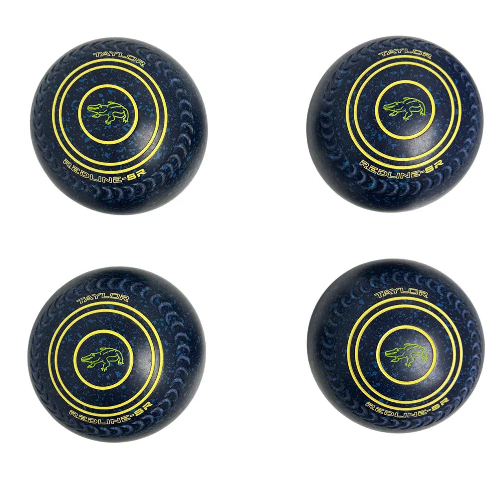Taylor (Pre-Owned) Redline SR Lawn Bowls Size 2 Heavy Gripped - Blue Speckle HK249054 Taylor