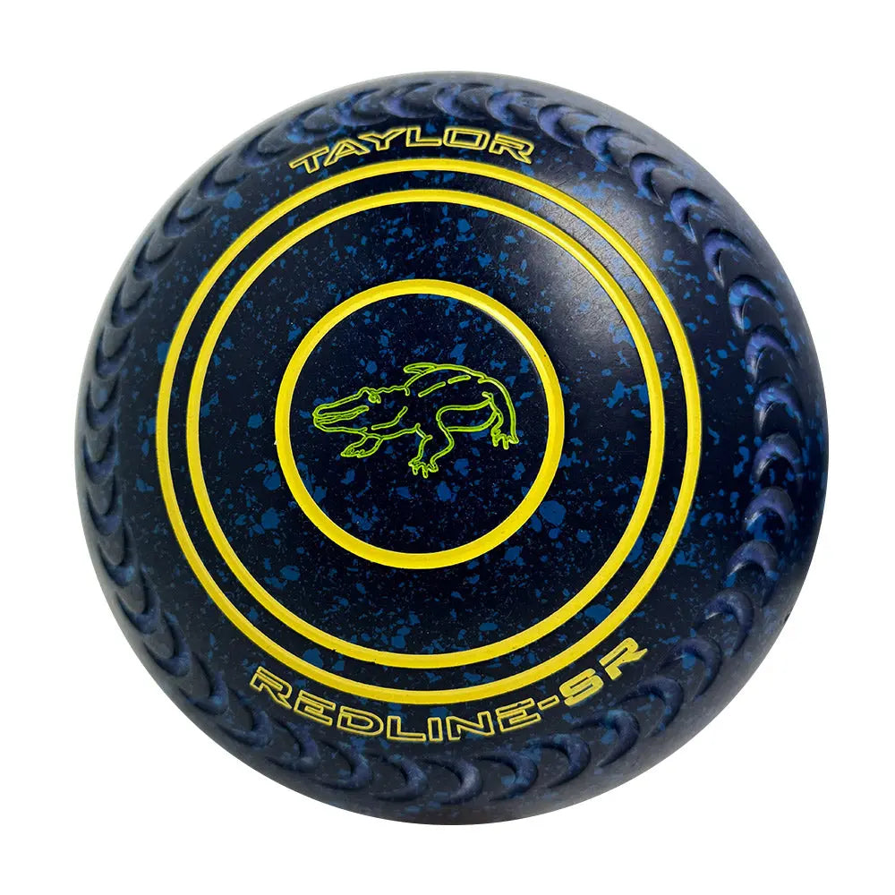 Taylor (Pre-Owned) Redline SR Lawn Bowls Size 2 Heavy Gripped - Blue Speckle HK249054 Taylor