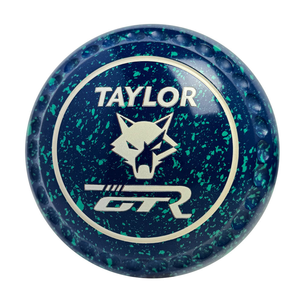 Taylor GTR Lawn Bowls Size 4 Heavy Gripped Blue/Mint HAD5921A