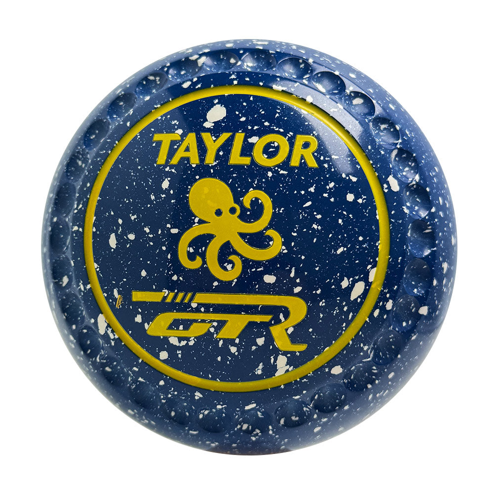 Taylor GTR Lawn Bowls Size 2 Heavy Gripped Blue/White HAD1937A