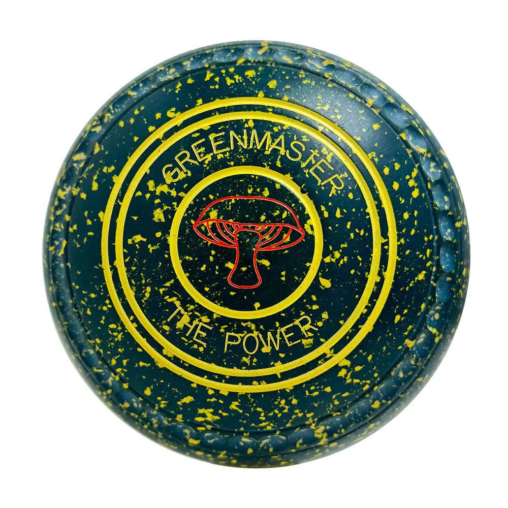 Greenmaster (Pre-Owned) The Power Lawn Bowls Size 3 Heavy Gripped Green/Yellow - K269871 - Bowls City
