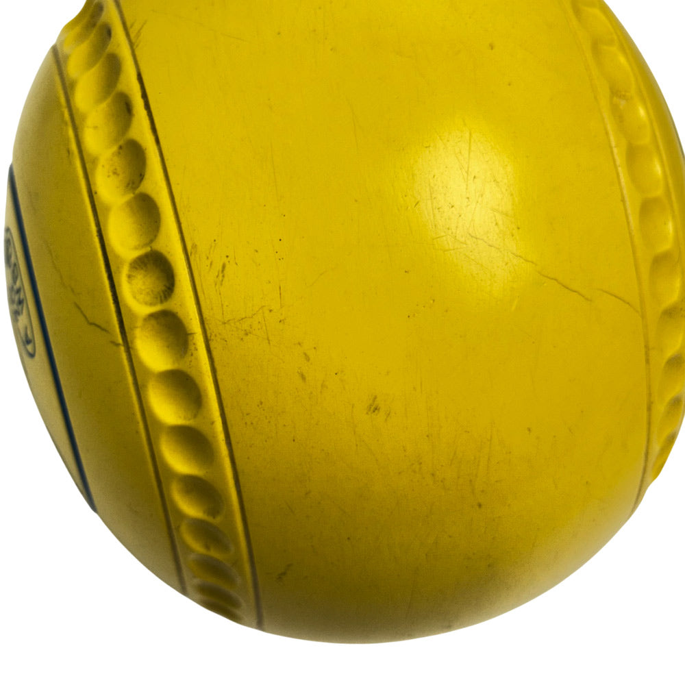 Greenmaster (Pre-Owned) Power Lawn Bowls Size 4 Heavy Gripped - Yellow - L299910