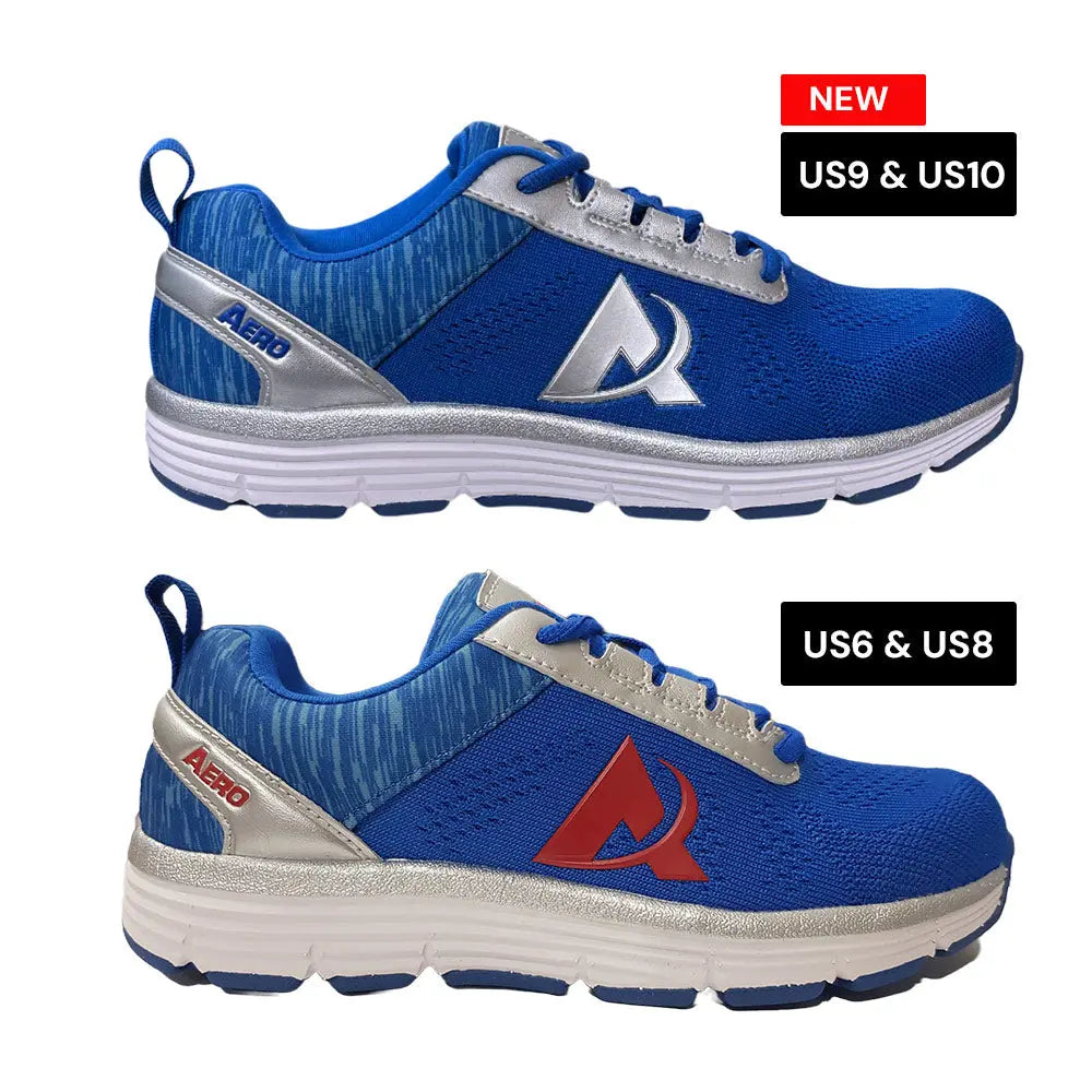 Aero Bowls Womens Nirvana Lawn Bowls Shoe - Royal Blue - Bowls City